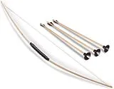 BestSaller 1201 - Kinder-Bogen-Set inkl. 3 Pfeile, Eschenholz, 114cm, Holz-Bogen Spiel