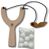 BestSaller 12349 - Schleuder mit 10 Papierkugeln Spiel