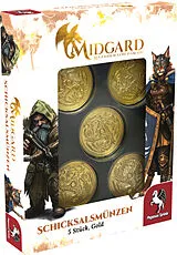 Midgard - Legenden von Damatu: Schicksalsmünzen (5er Set, gold) Spiel