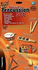  Instrumente+Zubehör Voggys Kinder-Percussion-Set
