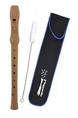  Instrumente+Zubehör Voggys Blockflöte Ahorn mit Stofftasche