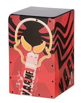  Instrumente+Zubehör Cool Cajon Angry red Planet Size S