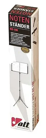  Instrumente+Zubehör Notenständer Metall matt-schwarz N-100