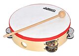  Instrumente+Zubehör Voggys grosses Tamburin 22,5 cm mit Holzschlägel