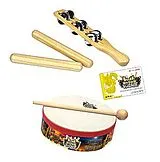  Instrumente+Zubehör Rhythmic Village Percussion-Set