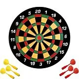 Karella 484501 - Dartboard Magnet - Modell Family inkl. 6 Magnetdarts Spiel