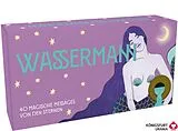 Fester Einband Sternzeichen Wassermann - 40 Karten in Magnetschachtel mit Metallicfolie - Magische Messages von den Sternen von 