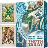 Fester Einband Aleister Crowley Thoth Tarot (Deluxe Edition, English, GB), m. 1 Buch, m. 1 Beilage von Aleister Crowley, Frieda Harris