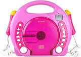 Karaoke CD Player MP3 2 Mikros pink Spiel