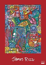 Spiralbindung DUMONT - James Rizzi 2025 Posterkalender, 50x70cm, Kunstkalender mit zwölf farbenfrohen Bilder von James Rizzi, Pop Art die begeistert von James Rizzi