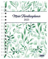 Kartonierter Einband DUMONT - Pattern 2025 Familienplaner-Buch, 17,5x23,1cm, Planer mit stabilem Schutzcover und 80 Notizkarten zum Heraustrennen, mit Haushaltstipps und vielen Sonderseiten von 