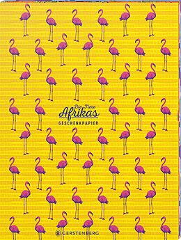  Die Tiere Afrikas Geschenkpapier-Heft Motiv Flamingo von 
