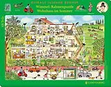 Puzzle Wimmel-Rahmenpuzzle Sommer Motiv Wohnhaus von Rotraut Susanne Berner