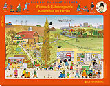 Wimmel-Rahmenpuzzle Herbst Motiv Bauernhof Spiel