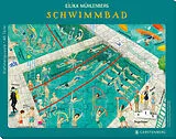 Rahmenpuzzle Schwimmbad Spiel