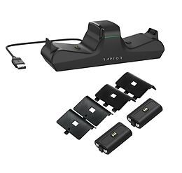 Raptor-Gaming CSX200 Dual Charging Station - black [XSX/XONE] comme un jeu Xbox One, Xbox Series X
