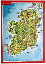 (Land)Karte Reliefpostkarte Irland von Andréf Markgra, Mario Engelhardt