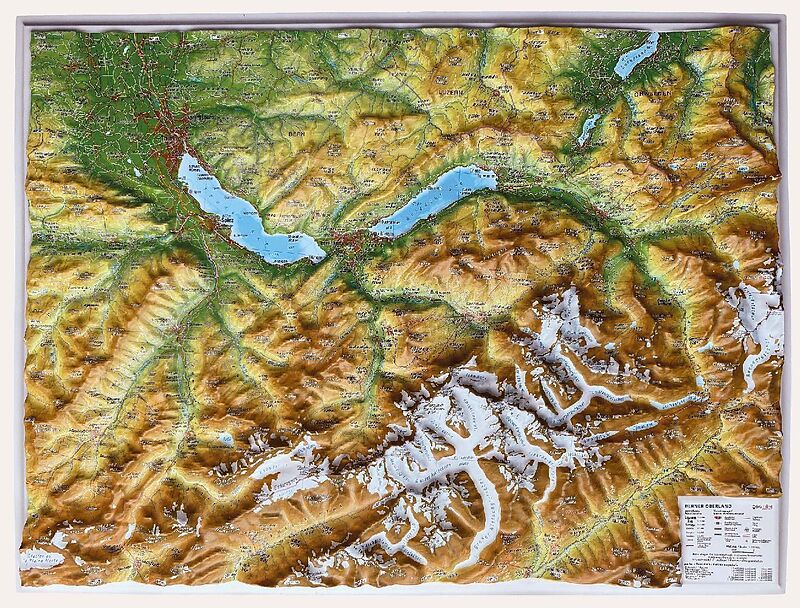 31324 Geo Relief: Berner Oberland 200000