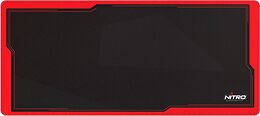 Nitro Concepts DM9 Inferno Deskmat [900 x 400 mm] - black/red comme un jeu Mac OS, Windows PC