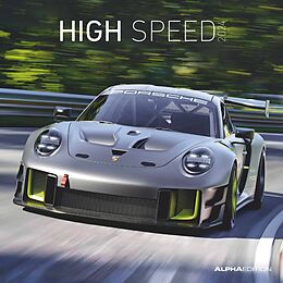 Kalender Alpha Edition High Speed Broschürenkalender 2024, im Format 30 x 30 cm (30 x 60 geöffnet), Monatskalender, Sportwagen-Kalender von 