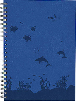 Wochenplaner Nature Line Ocean 2025 - Taschen-Kalender A5 - 1 Woche 2 