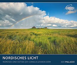 PALAZZI - Nordisches Licht 2025 Wandkalender, 60x50cm, Posterkalender 