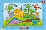 Trötsch Rahmenpuzzle Dinosaurier Spiel