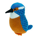 TRÖTSCH - Unsere Vogelwelt Plüsch Eisvogel 12 cm mit Karabiner Spiel