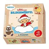 TRÖTSCH - Unser Sandmännchen Bilderwürfel aus Holz Spiel