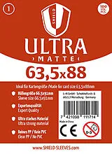 Shield Ultra Matte 1 - 100 Super Sleeves für Kartengröße 63,5 x 88 mm Spiel