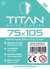 Shield Titan 16 - 100 Super Sleeves für Kartengröße 75 x 105 mm Spiel