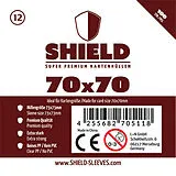 Shield 12 - 100 Super Premium Kartenhüllen für Kartengröße 70 x 70 mm Spiel