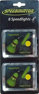 Speedminton 400401 - Speedlights 8 Stück, gelb Spiel