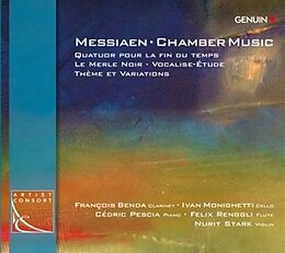 François BENDA,Ivan MONIGHETTI,Cédric PESCIA,Felix RENGGLI,Nurit CD Messiaen - Musique de chambre