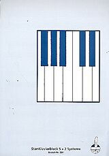  Instrumente+Zubehör Notenblock 5x2 Systeme