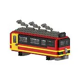 BRIXIES 200162 - Jungfraujochbahn, 3D Konstruktionsbausatz aus Ministeinen, 284 Teile Spiel