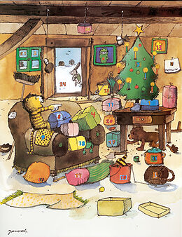 Kalender Janosch-Adventskalender Weihnachtszimmer von Janosch