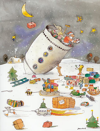 Janoschs Adventskalender "Weihnachtsrakete"
