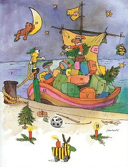 Kalender Janoschs Adventskalender Weihnachtsschiff von Janosch