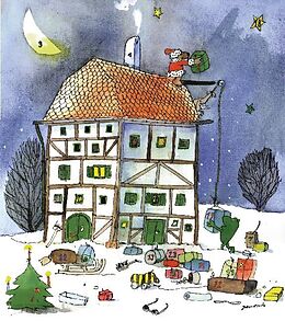 Kalender (Kal) Janoschs Adventskalender &quot;Weihnachtshaus&quot; von Janosch