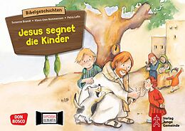 Textkarten / Symbolkarten Jesus segnet die Kinder. Kamishibai Bildkartenset von Susanne Brandt, Klaus-Uwe Nommensen