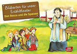 Textkarten / Symbolkarten Don Bosco und die Spatzen. Kamishibai Bildkartenset. von Bettina Herrmann, Sybille Wittmann
