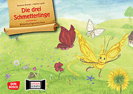 Textkarten / Symbolkarten Die drei Schmetterlinge. Kamishibai Bildkartenset von Susanne Brandt, Wilhelm Curtmann
