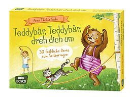 Textkarten / Symbolkarten Teddybär, Teddybär, dreh dich um von Anna Thekla Ruhe