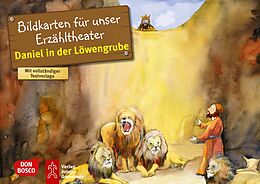 Textkarten / Symbolkarten Daniel in der Löwengrube. Kamishibai Bildkartenset. von Klaus-Uwe Nommensen