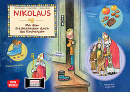 Textkarten / Symbolkarten Nikolaus. Kamishibai Bildkartenset. von Esther Hebert, Gesa Rensmann