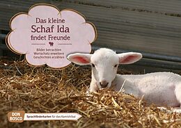 Textkarten / Symbolkarten Das kleine Schaf Ida findet Freunde. Kamishibai Bildkartenset. von Monika Wieber