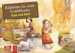 Textkarten / Symbolkarten Kain und Abel. Kamishibai Bildkartenset. von Frank Hartmann