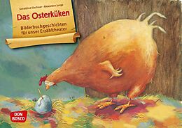 Textkarten / Symbolkarten Das Osterküken. Kamishibai Bildkartenset. von Géraldine Elschner
