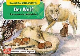 Textkarten / Symbolkarten Der Wolf. Kamishibai Bildkartenset. von Katharina Stöckl-Bauer